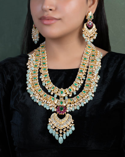 Shravani Polki Long Necklace