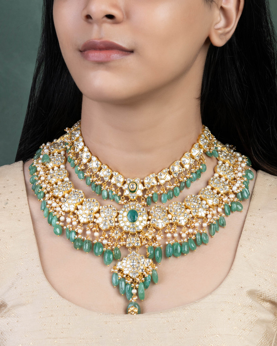 Shriya Polki Long Necklace