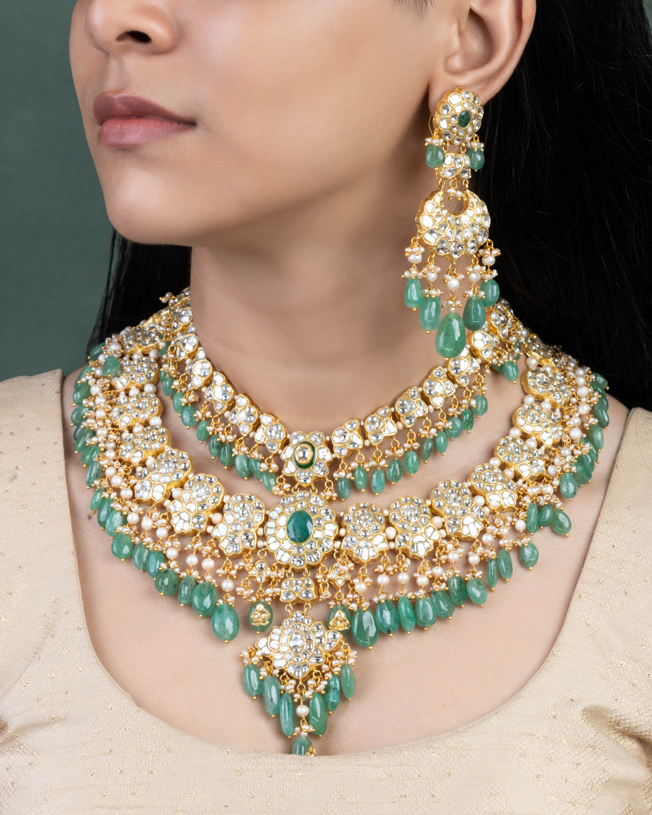 Shriya Polki Long Necklace