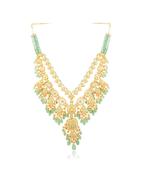 Preet Polki Long Necklace