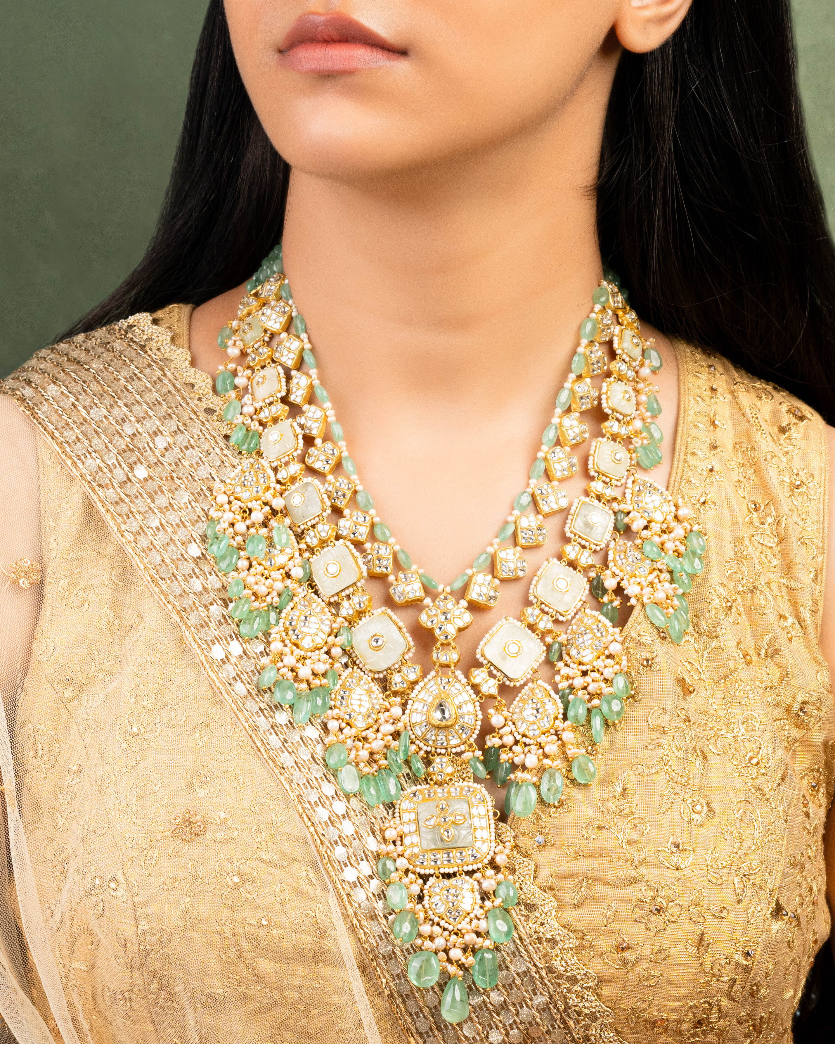 Preet Polki Long Necklace