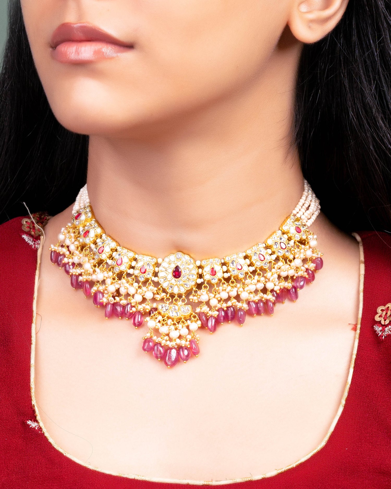 Shaila Polki Necklace