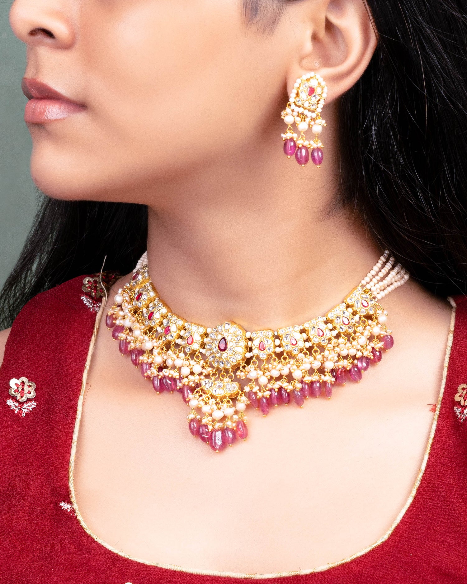 Shaila Polki Necklace