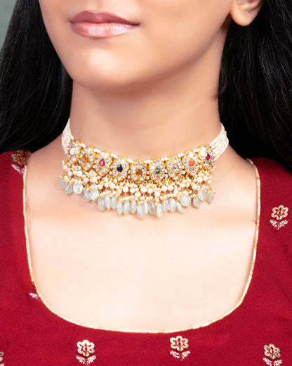 Sameen Polki Choker