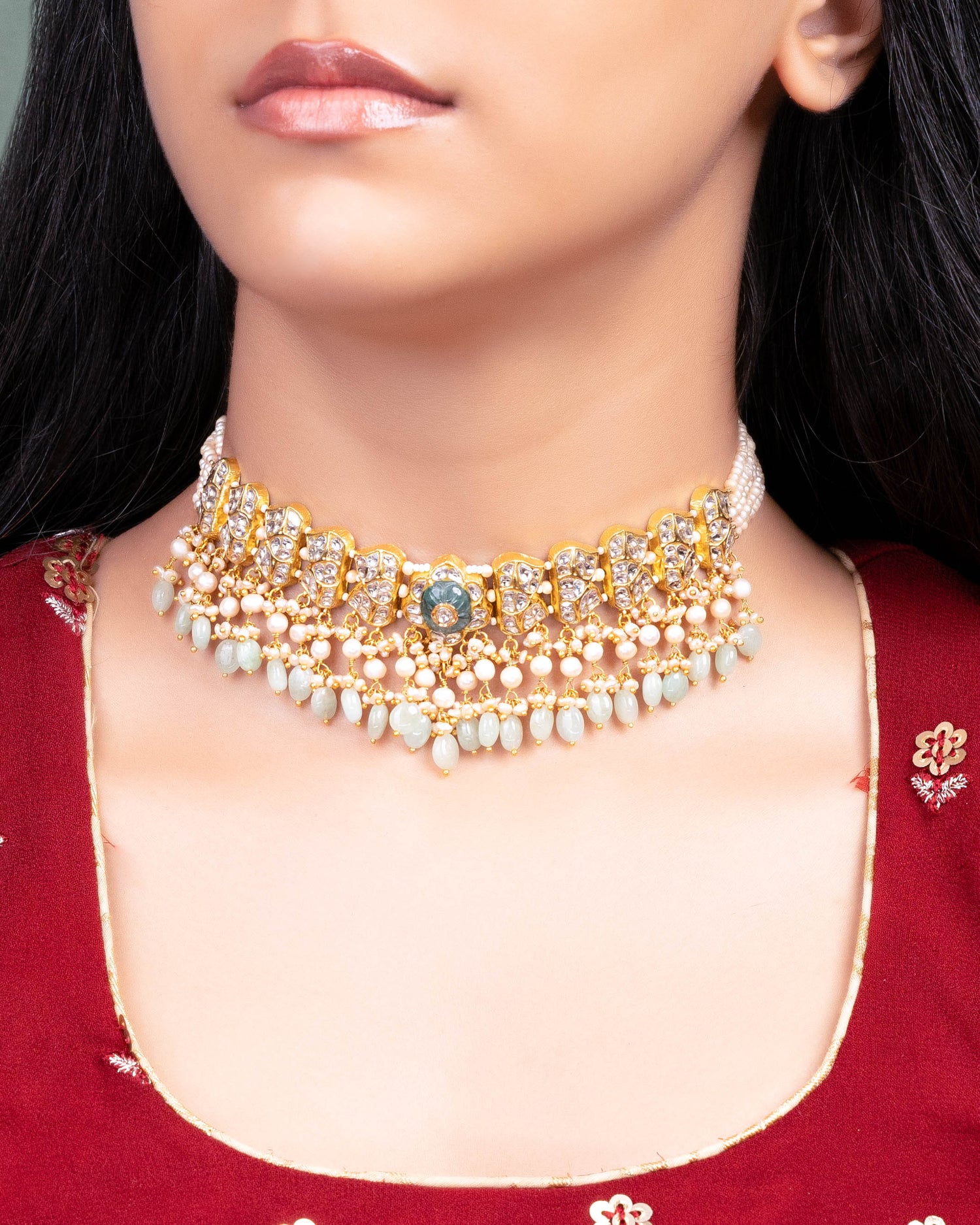 Sakshi Polki Choker