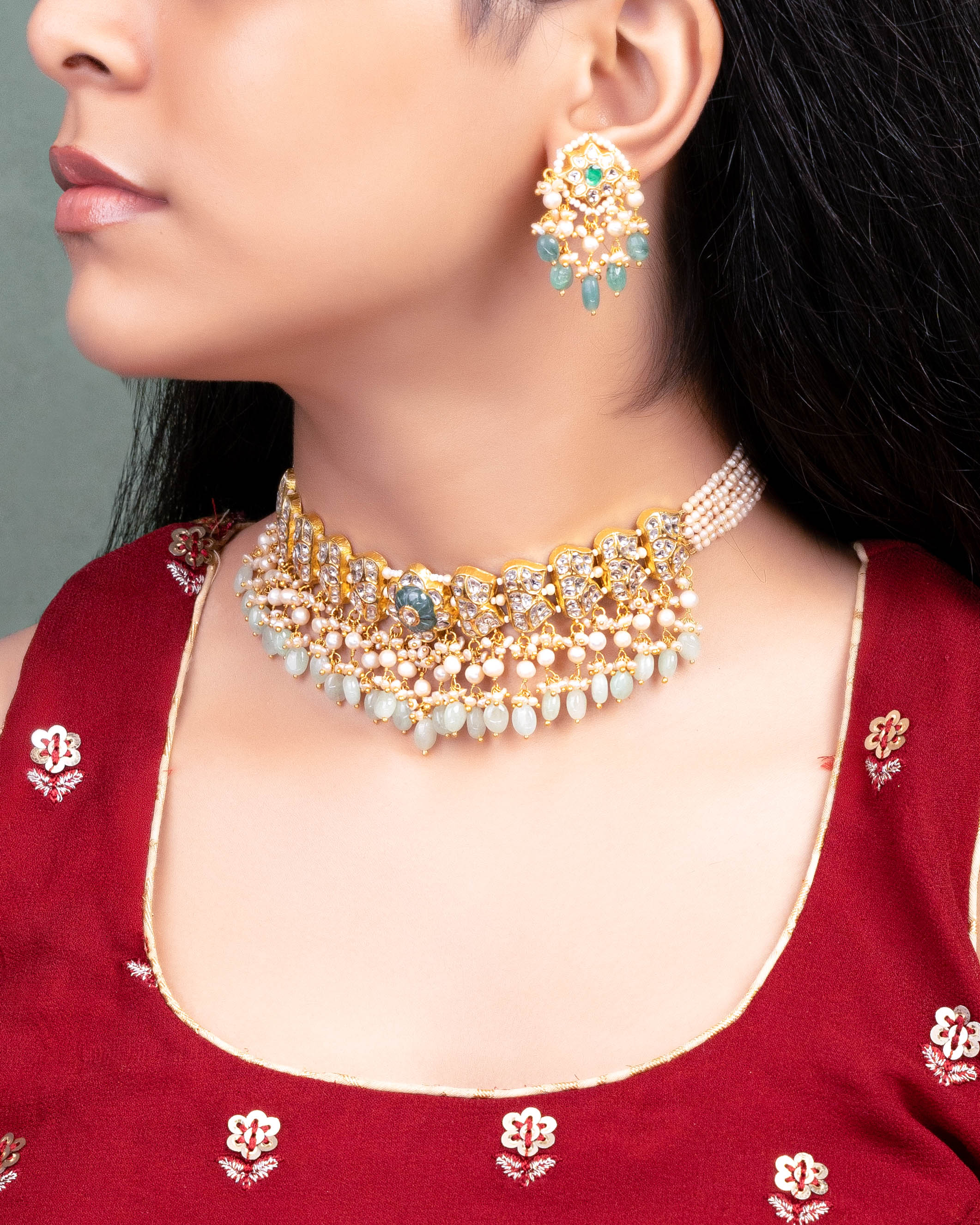 Sakshi Polki Choker