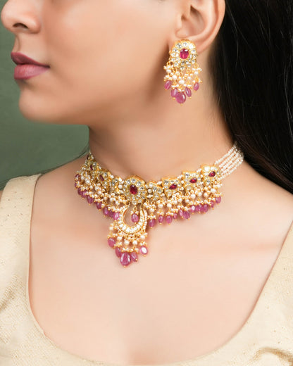 Diya Polki Choker