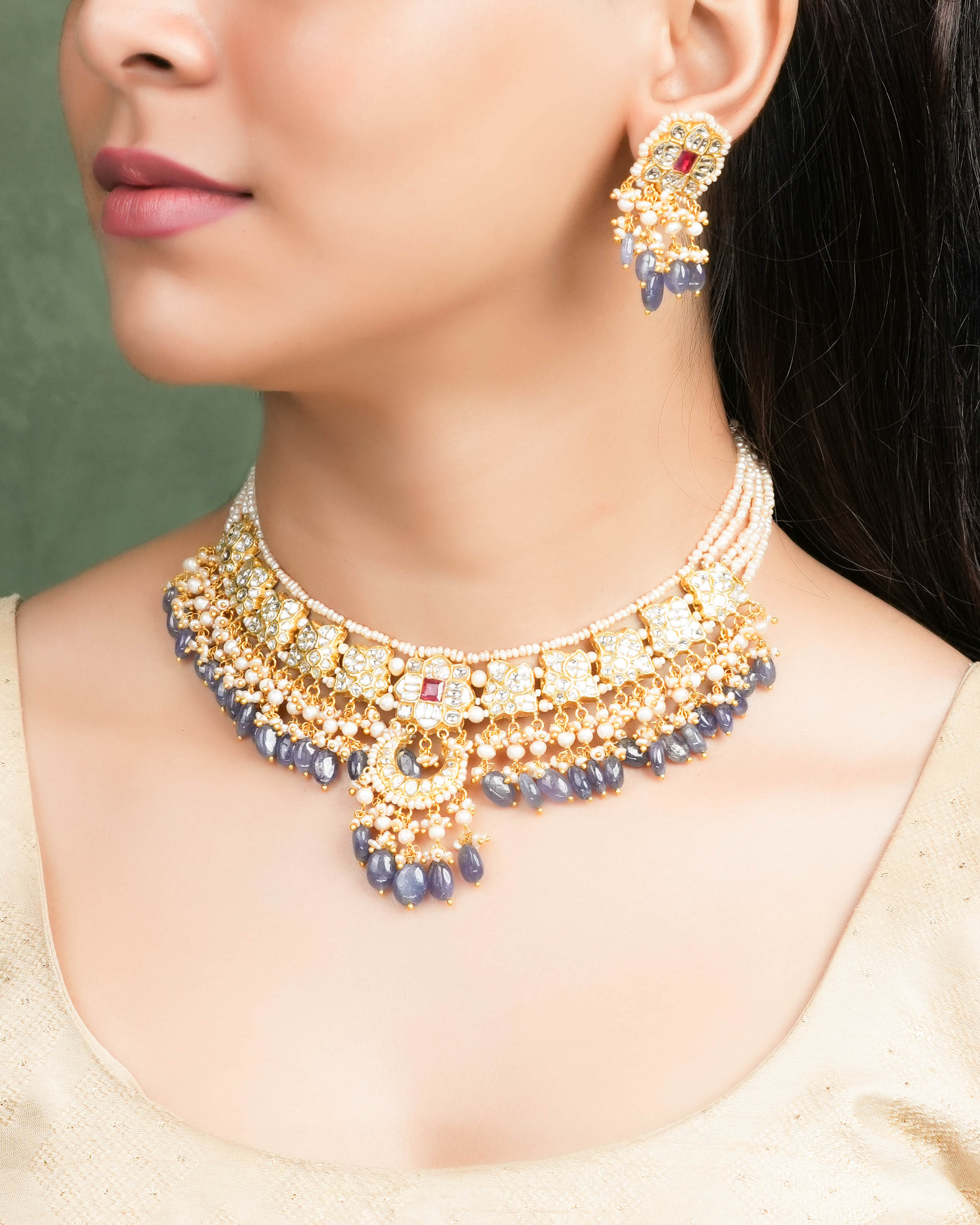 Bhavika Polki Necklace