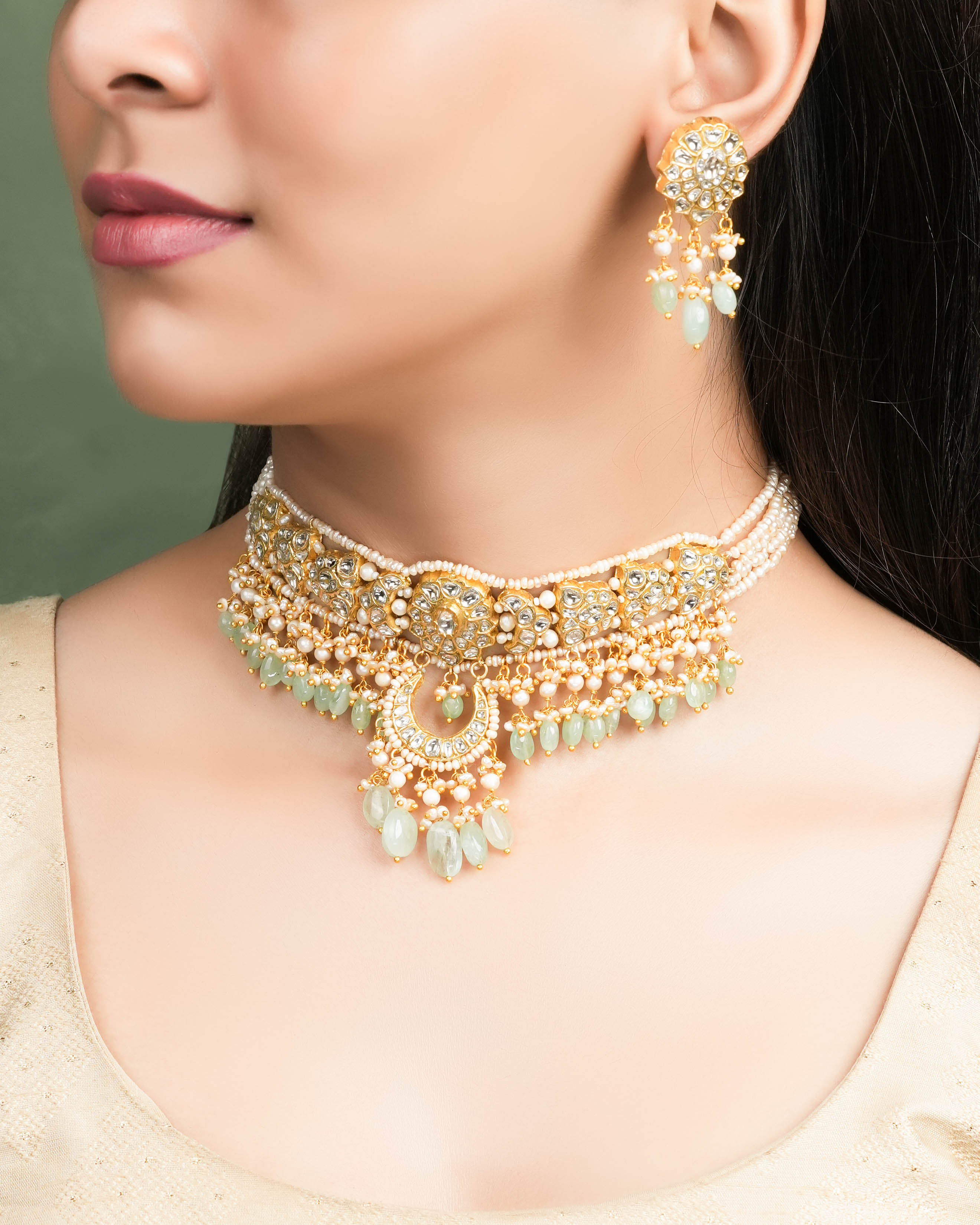 Raveena Polki Choker