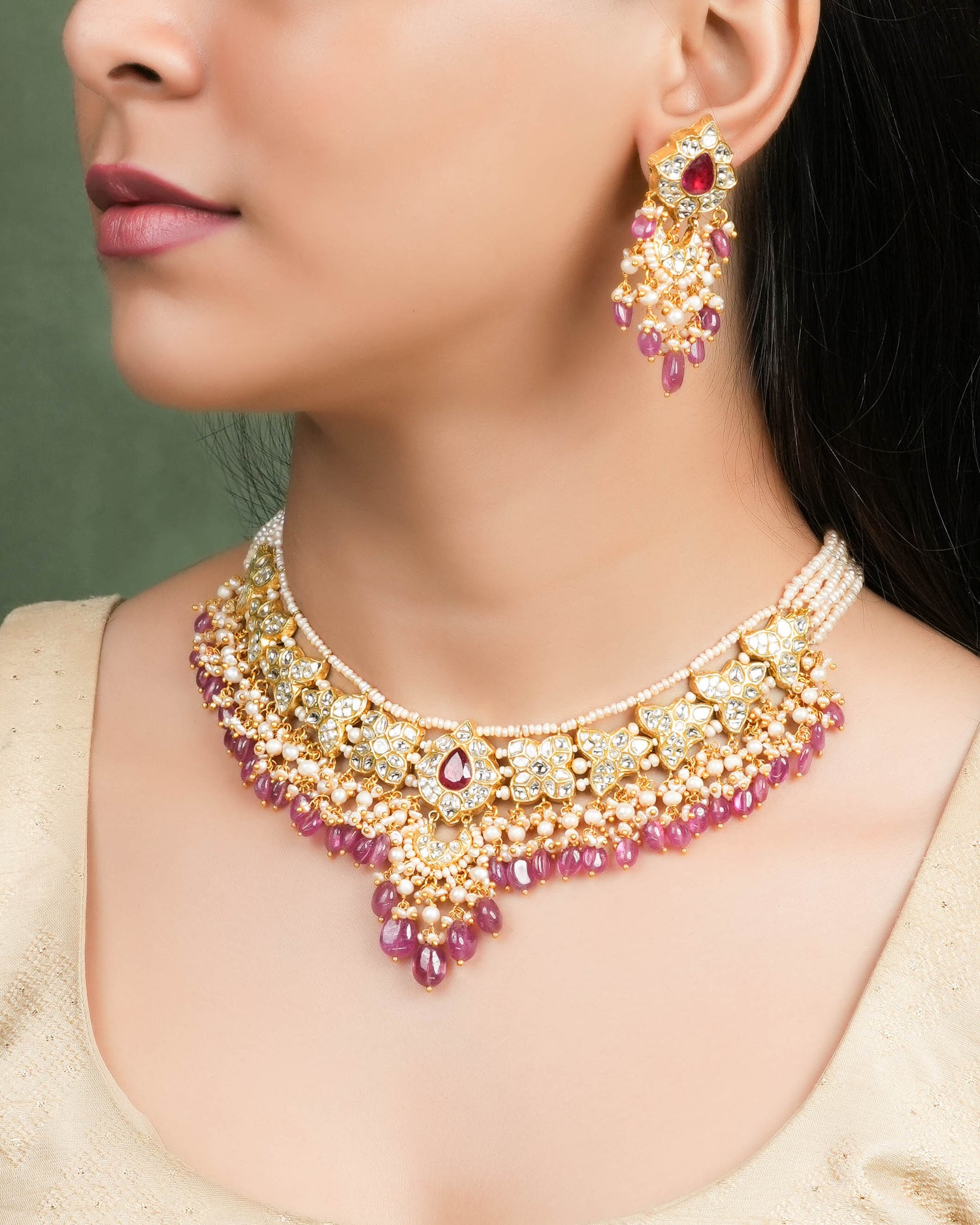 Meena Polki Necklace