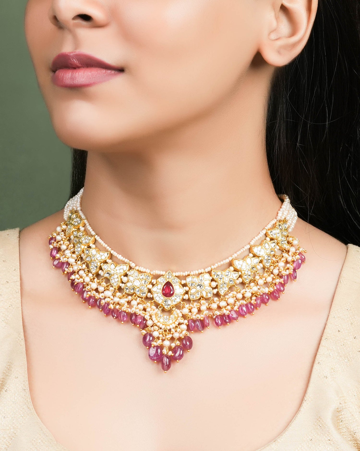 Meena Polki Necklace