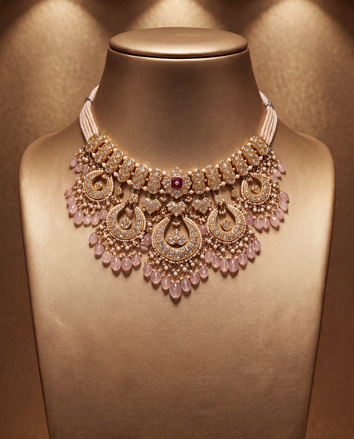 Zina Polki Necklace