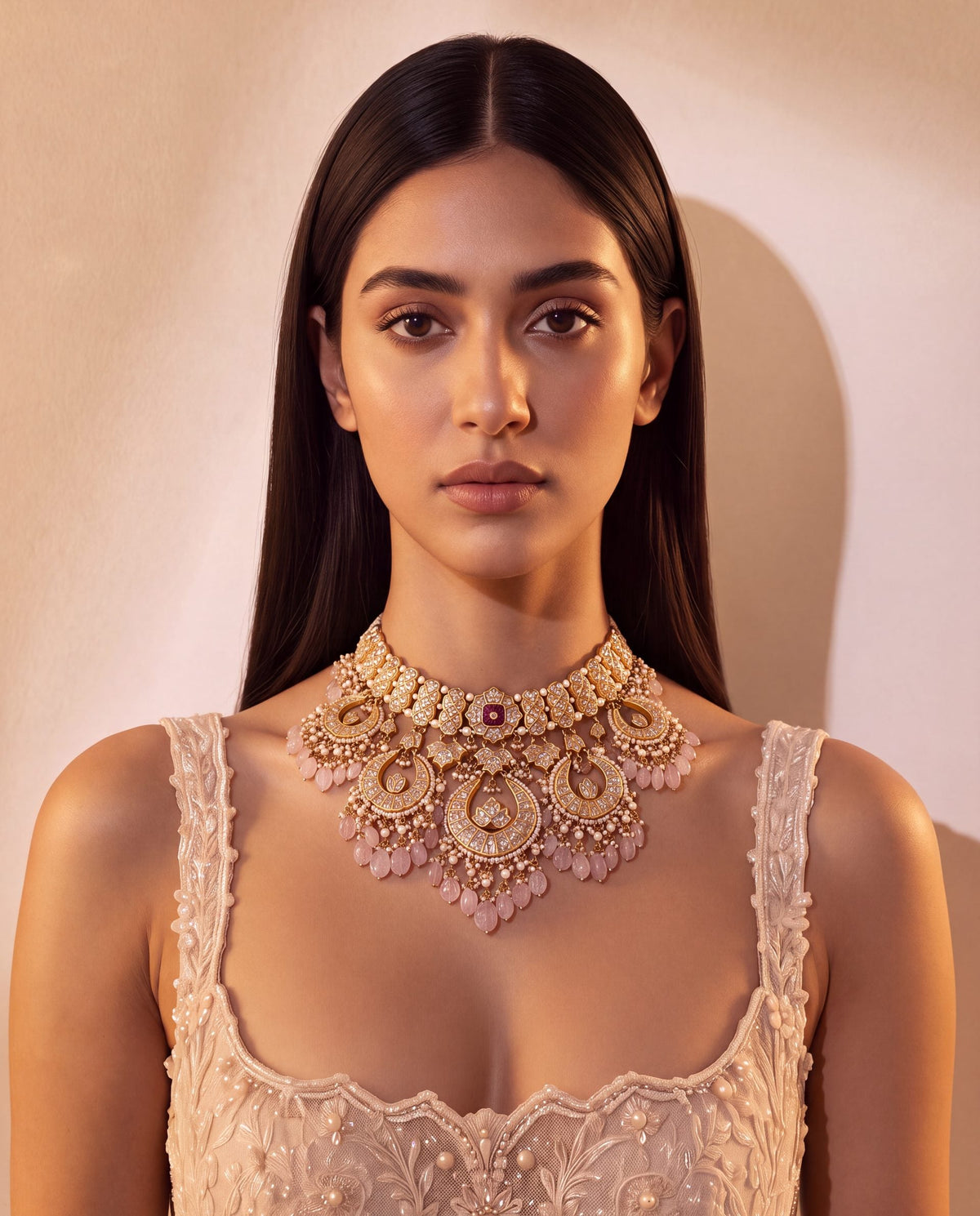 Zina Polki Necklace