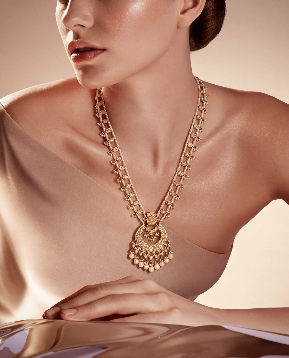 Advika Polki Long Necklace