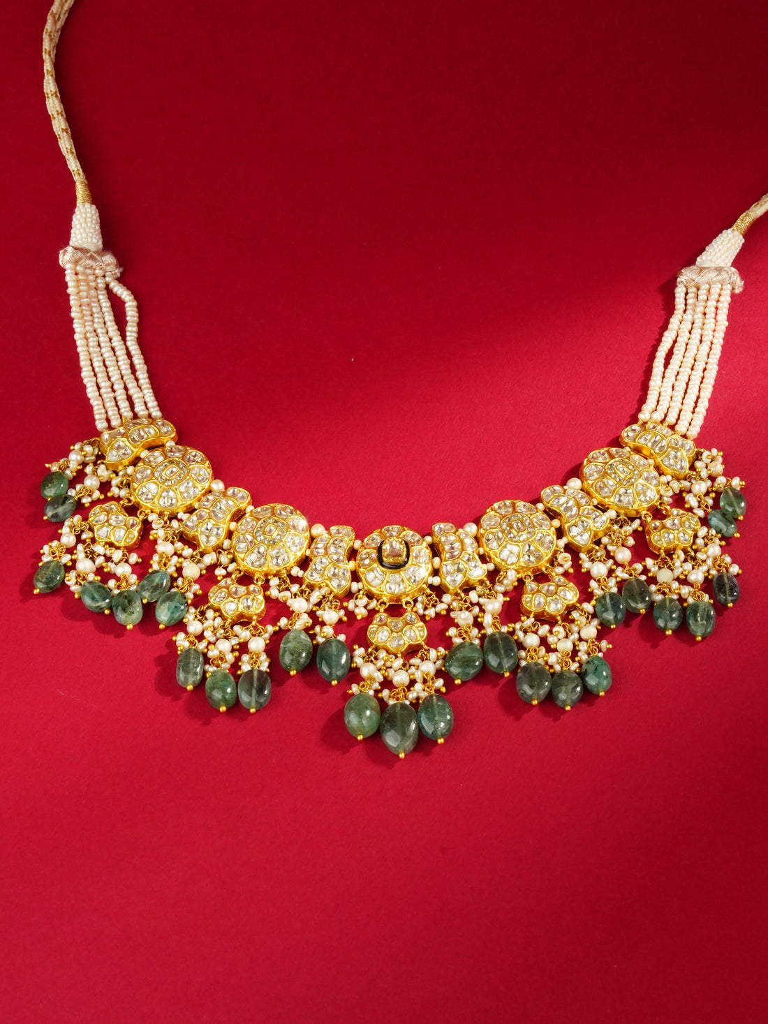 Rajalakshmi Polki Necklace - NO ORDERS