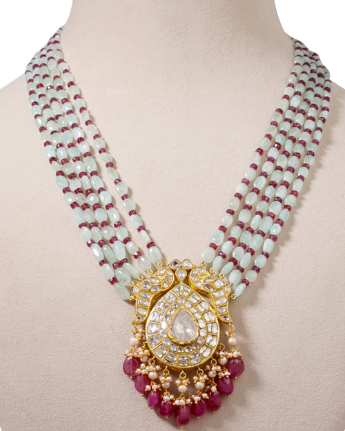 Maya Polki Bead Pendant