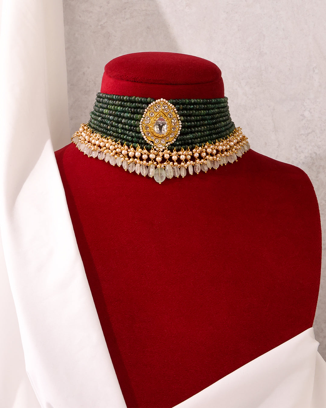 Ishika Polki Bead Choker