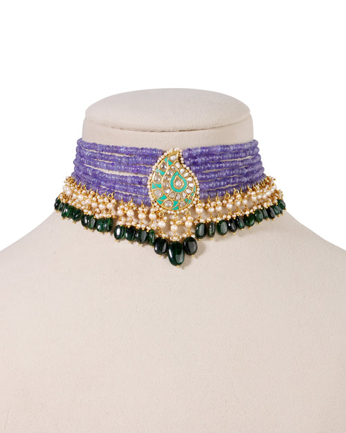 Sabia Polki Bead Choker - NO ORDERS