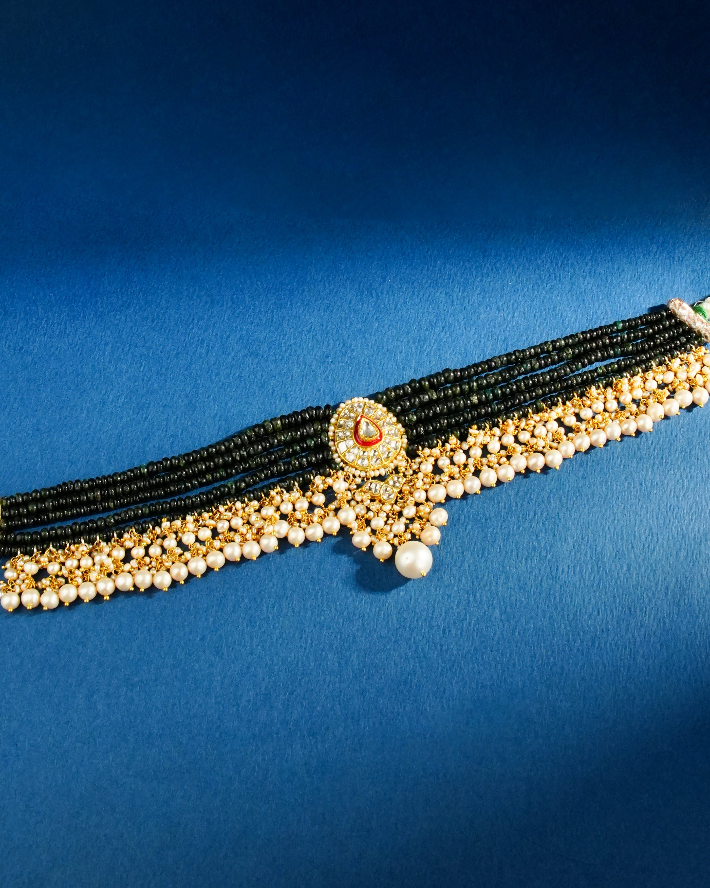 Nova Polki Bead Choker