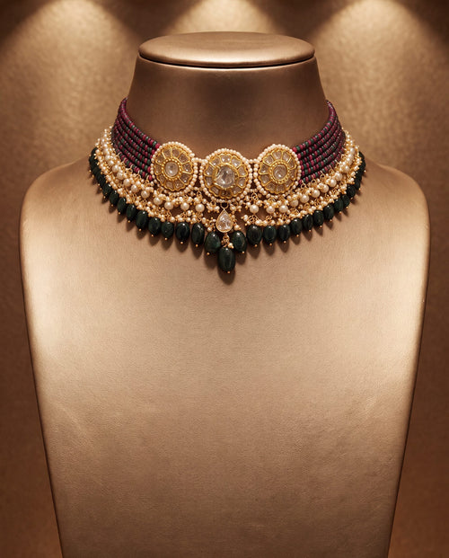 Falak Polki Bead Pendant