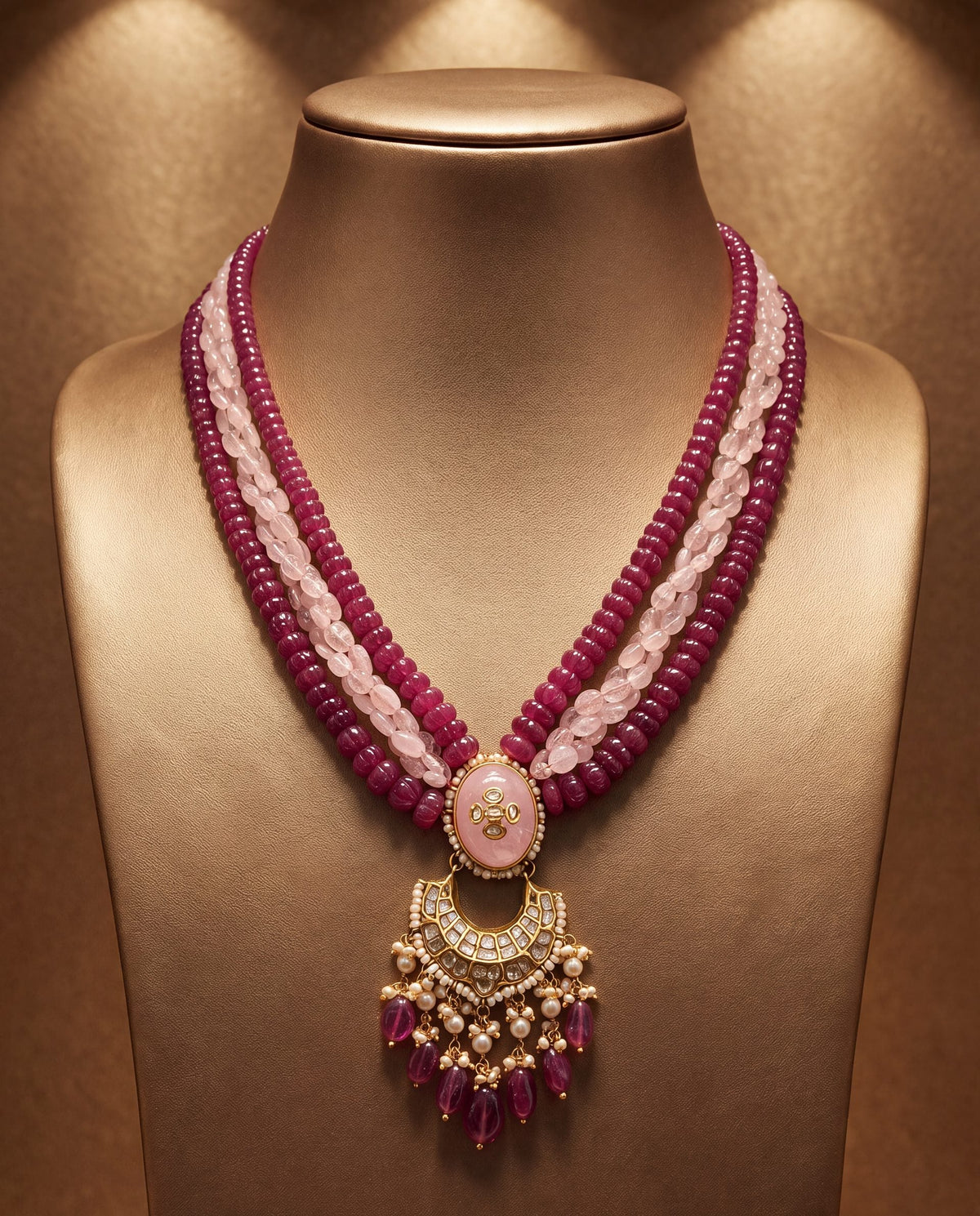 Vedanti Polki Bead Pendant