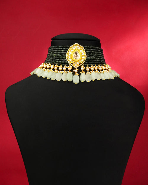 Trisha Polki Bead Choker - NO ORDERS