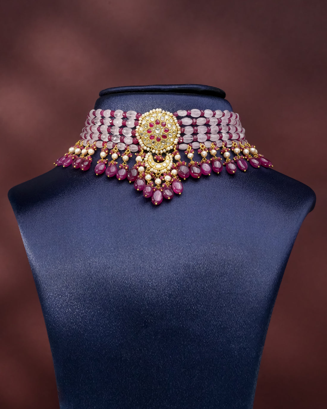 Kameesha Polki Bead Choker