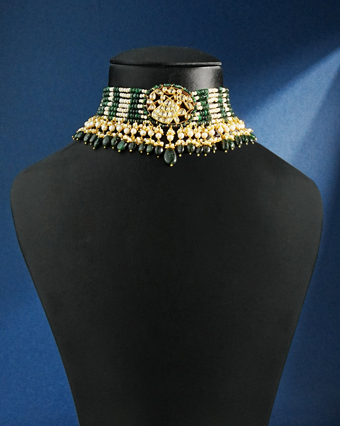 Radha Polki Bead Choker