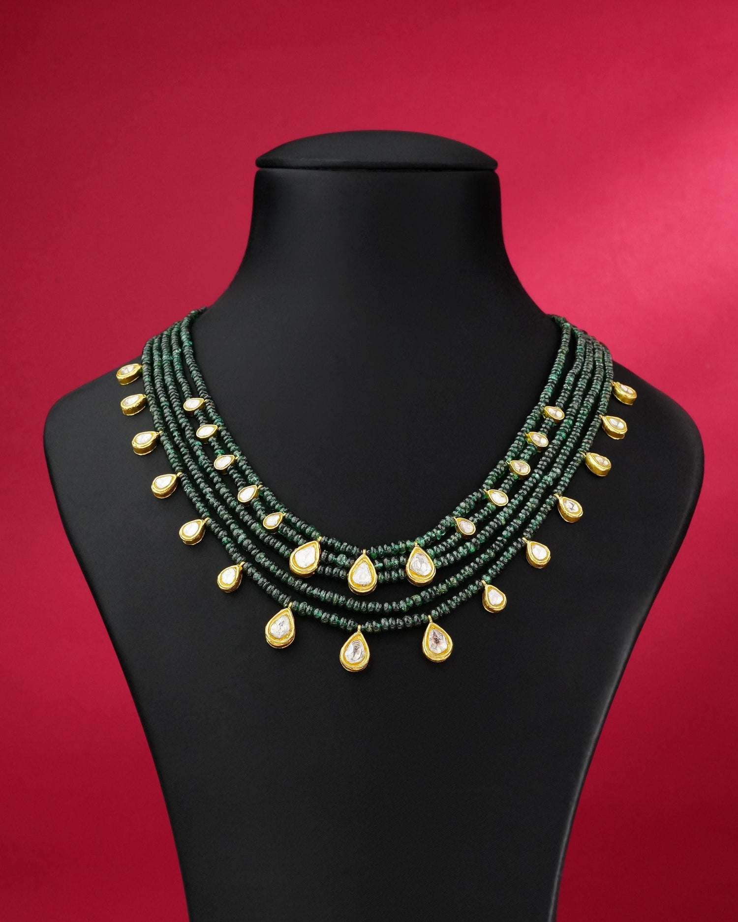 Kriya Polki Bead Choker - NO ORDERS
