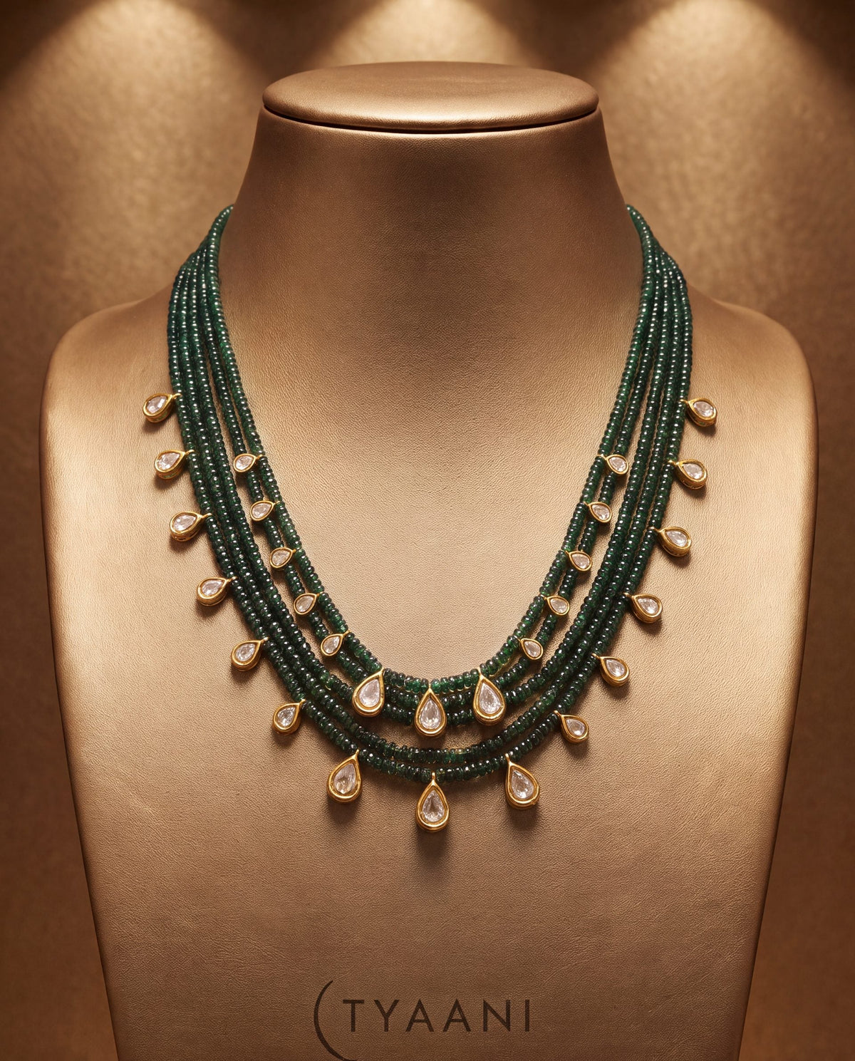 Kriya Polki Bead Choker