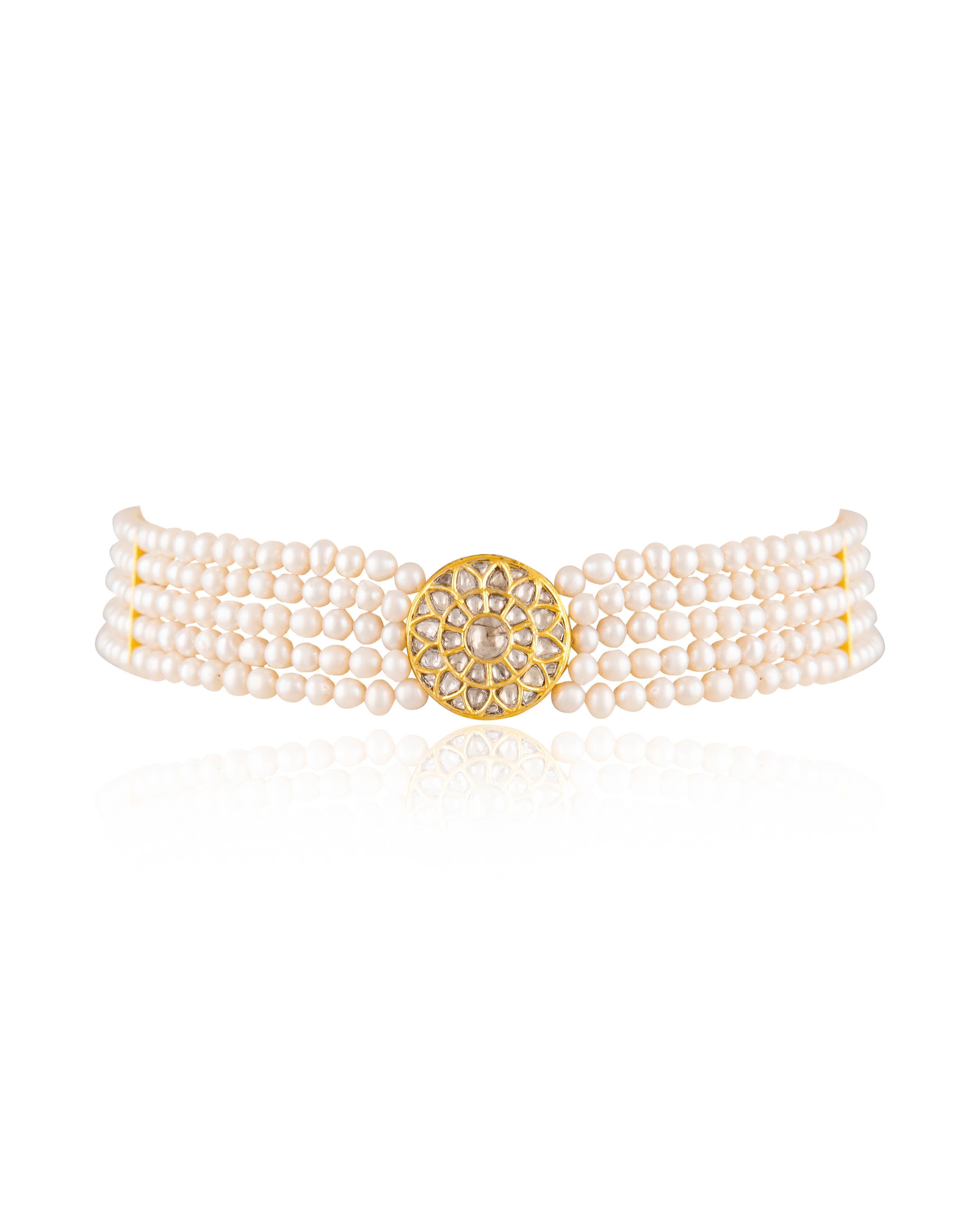 Sheetal Polki Bead Choker