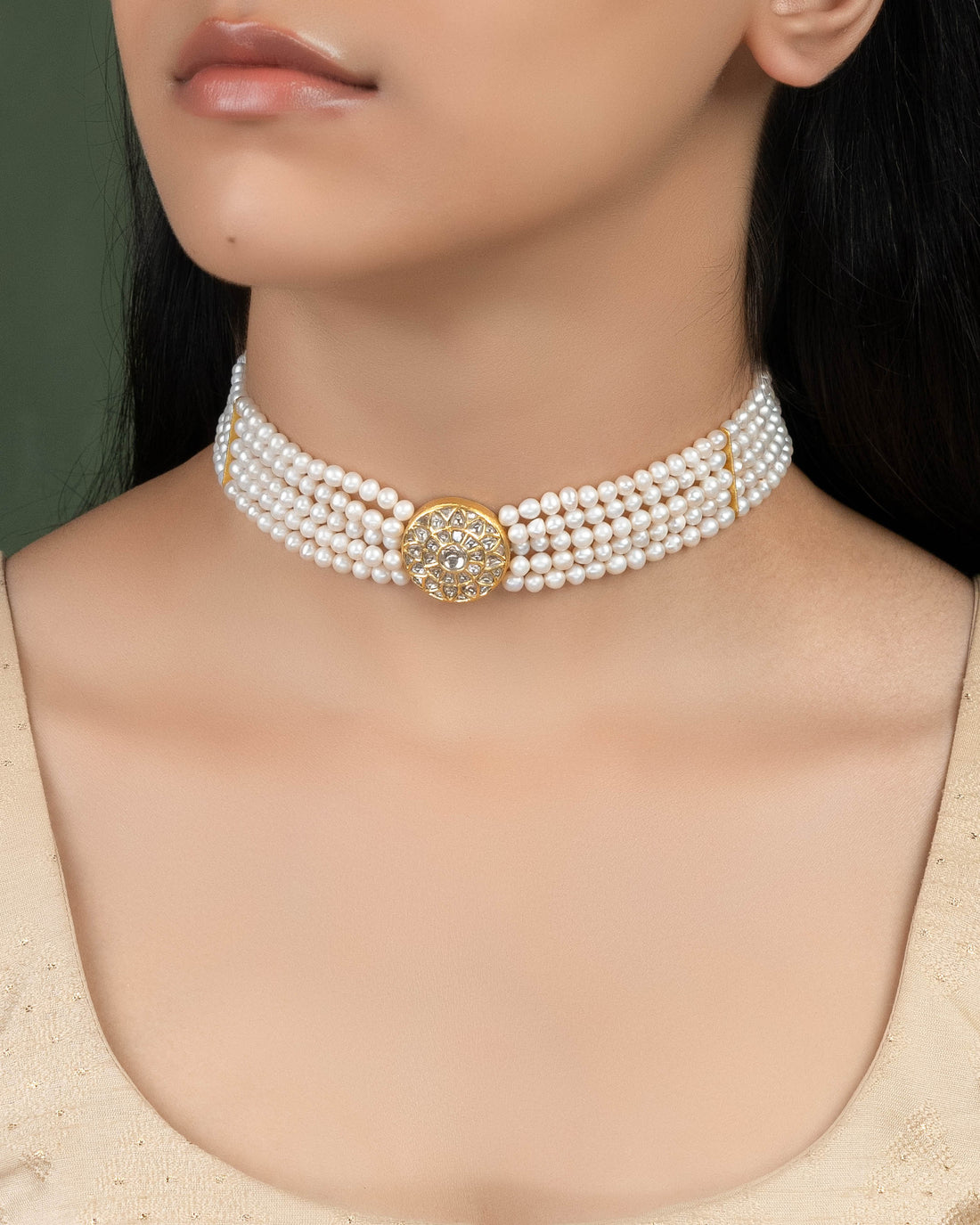 Sheetal Polki Bead Choker