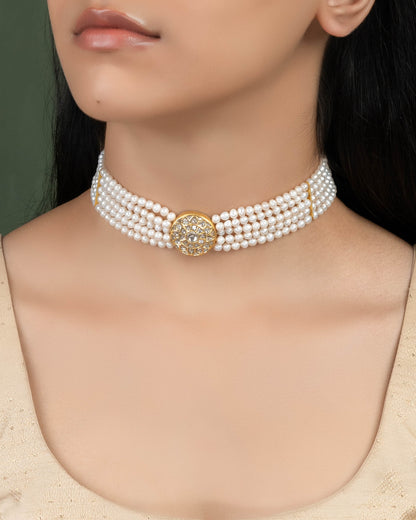 Sheetal Polki Bead Choker