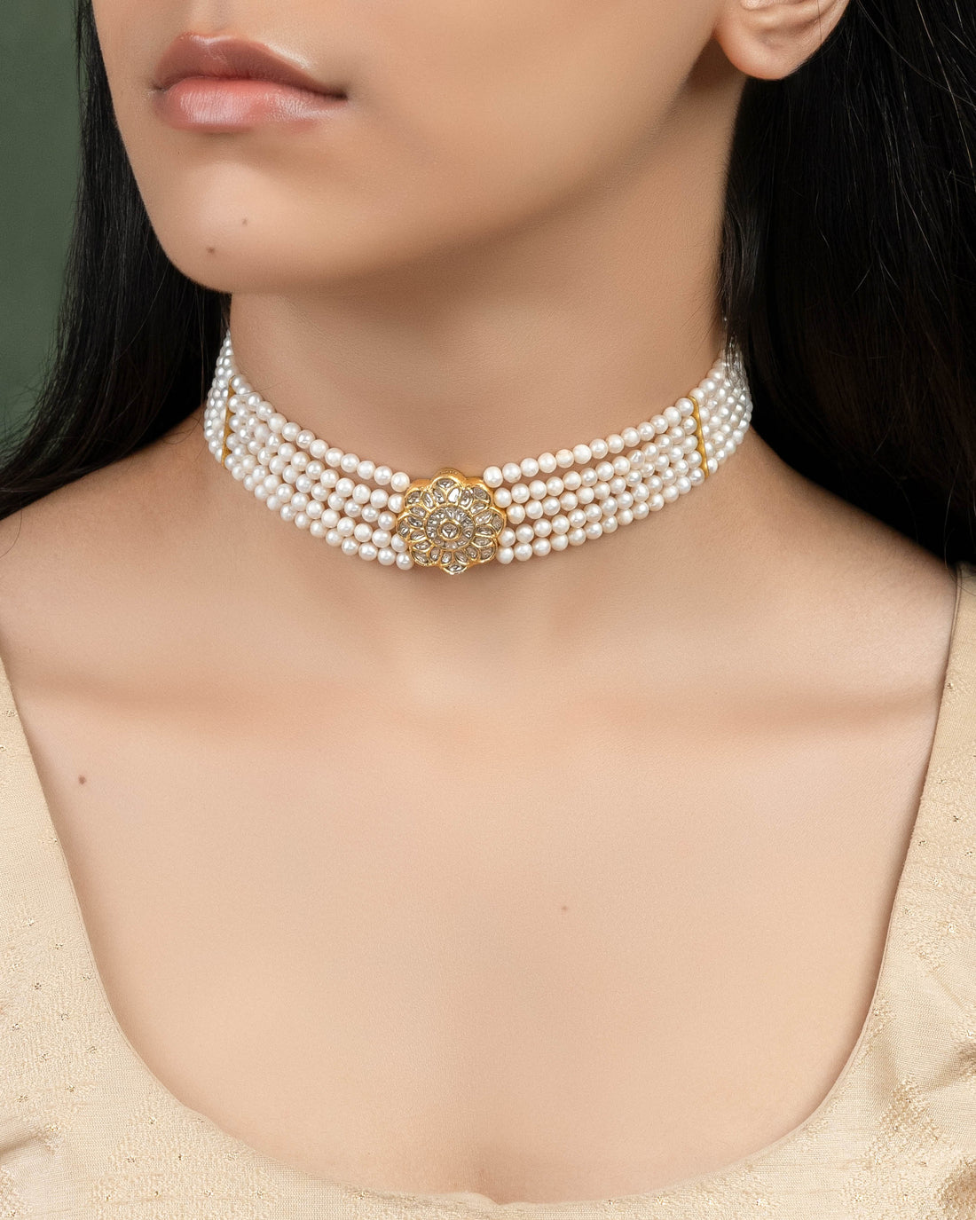 Arushi Polki Bead Choker