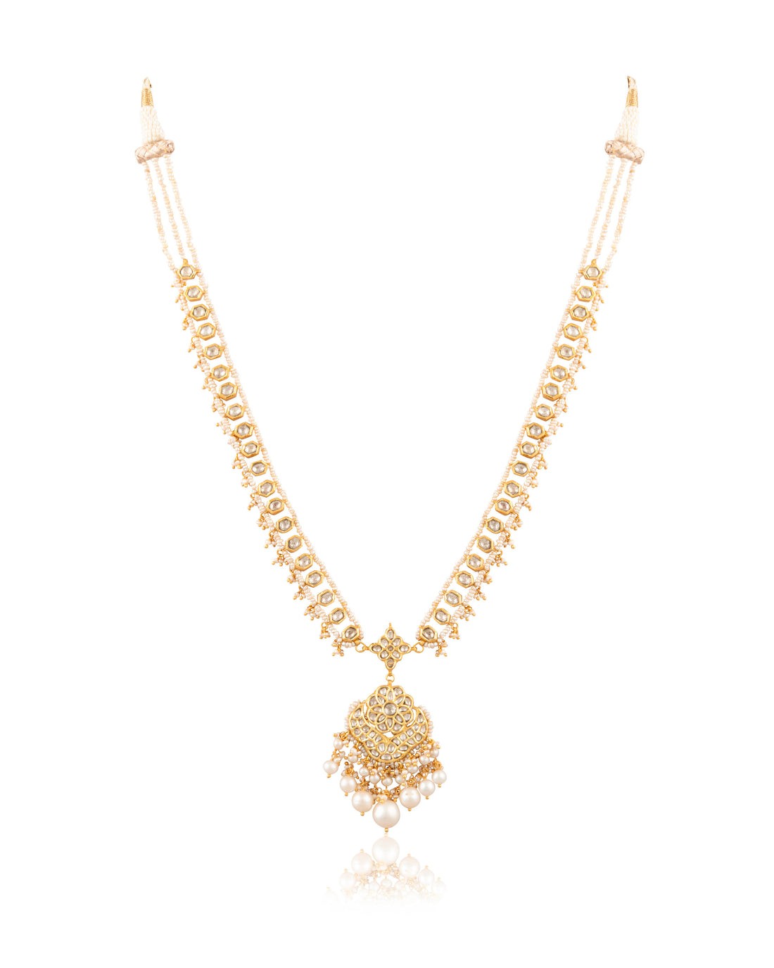 Tareena Polki Long Necklace