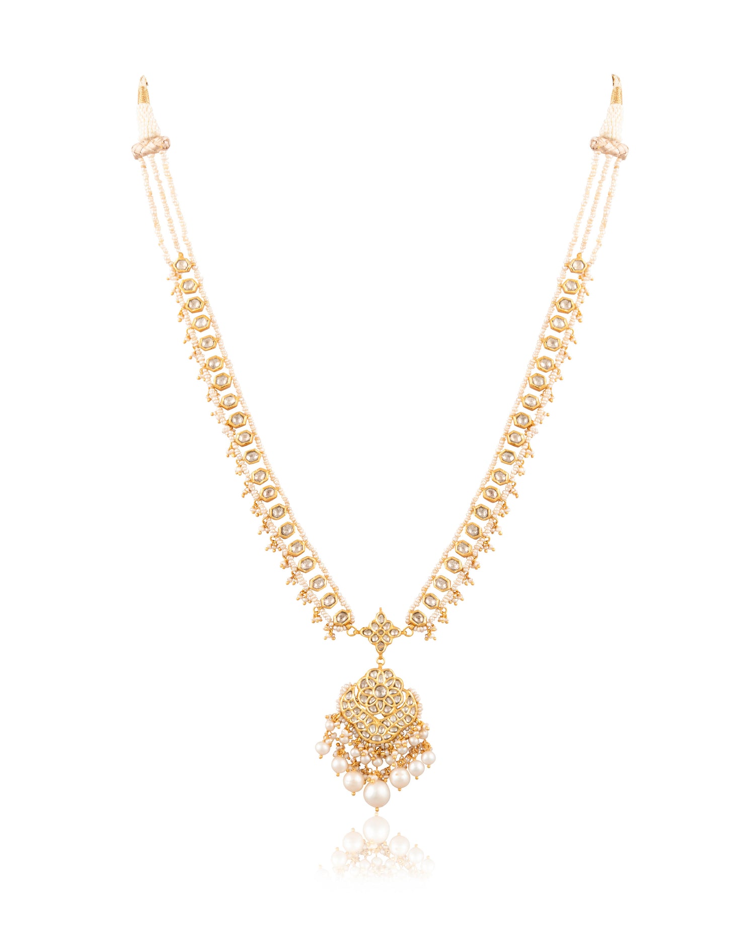 Tareena Polki Long Necklace