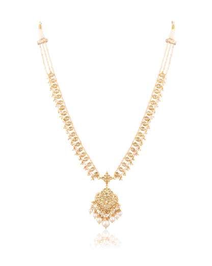 Tareena Polki Long Necklace