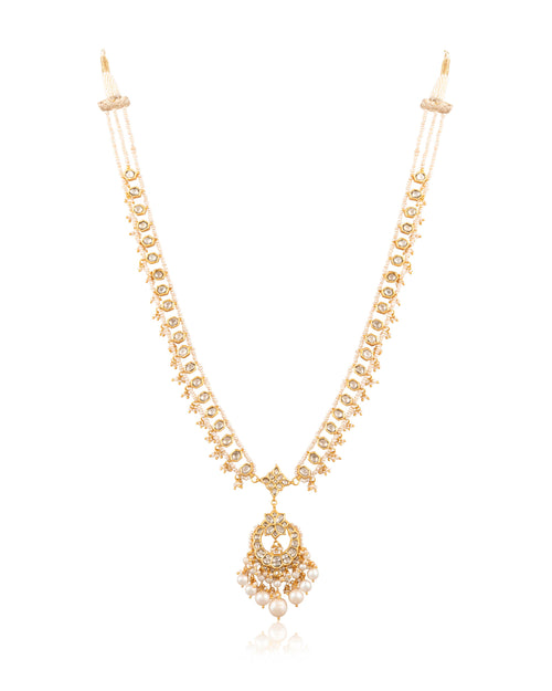 Sushila Polki Long Necklace
