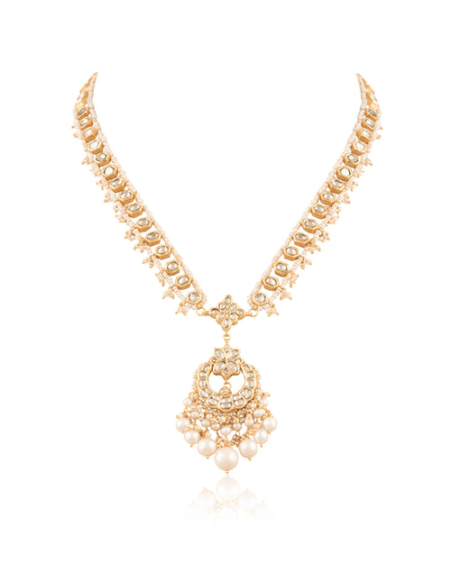 Sushila Polki Long Necklace