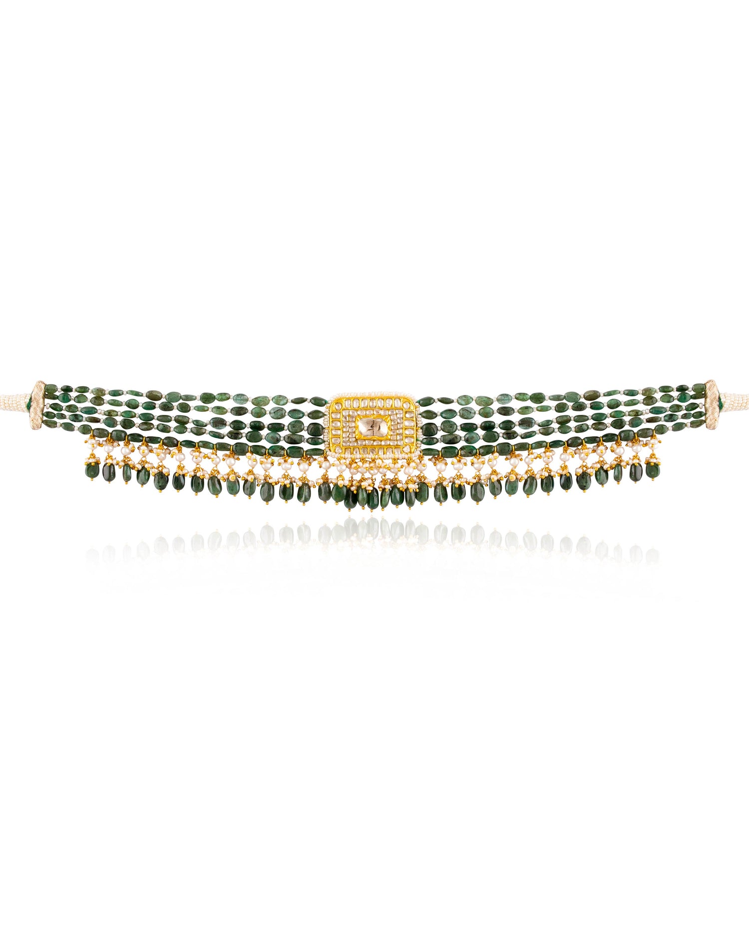 Kriti Polki Bead Choker