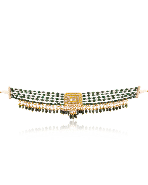 Shruti Polki Bead Choker