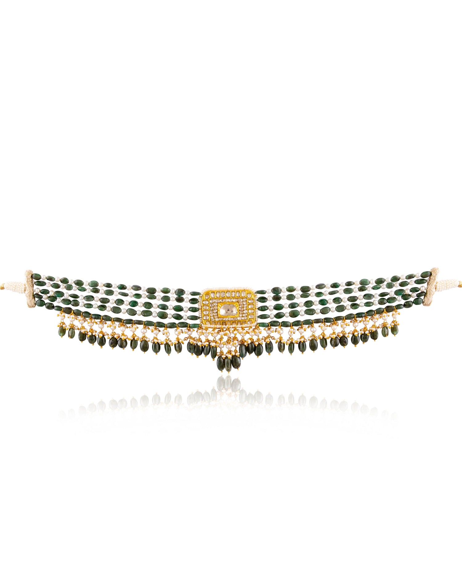 Shruti Polki Bead Choker