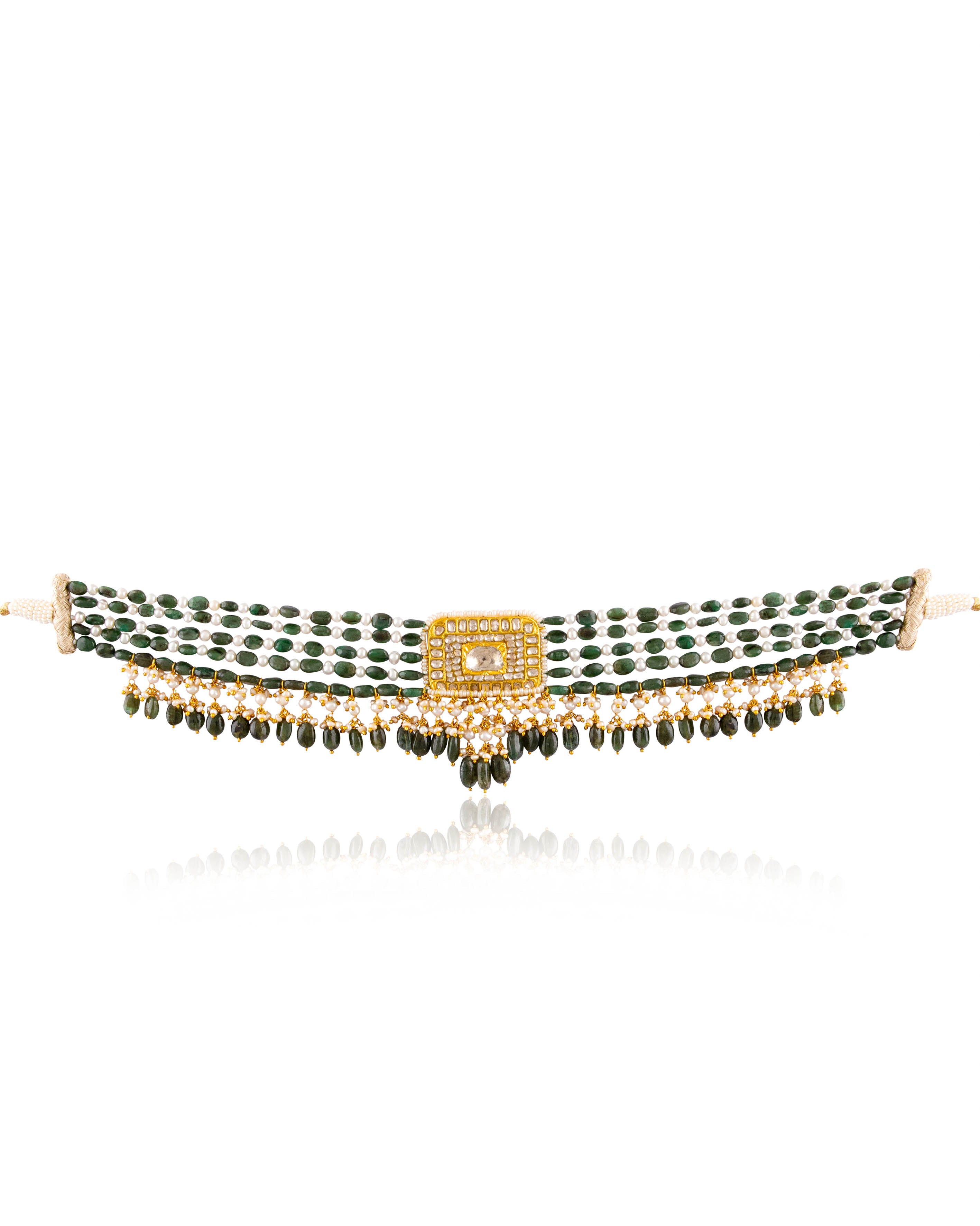 Shruti Polki Bead Choker