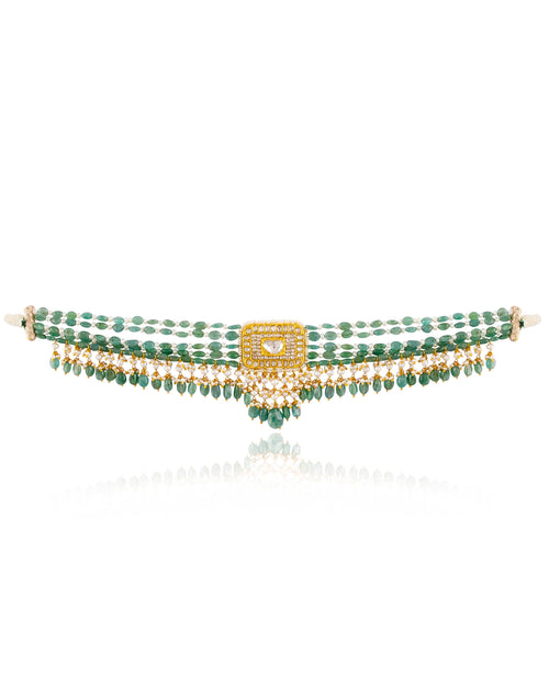 Rivita Polki Bead Choker
