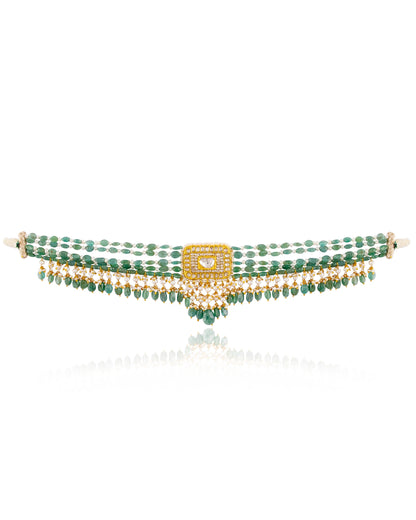 Rivita Polki Bead Choker