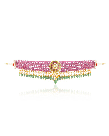 Smriti Polki Bead Choker