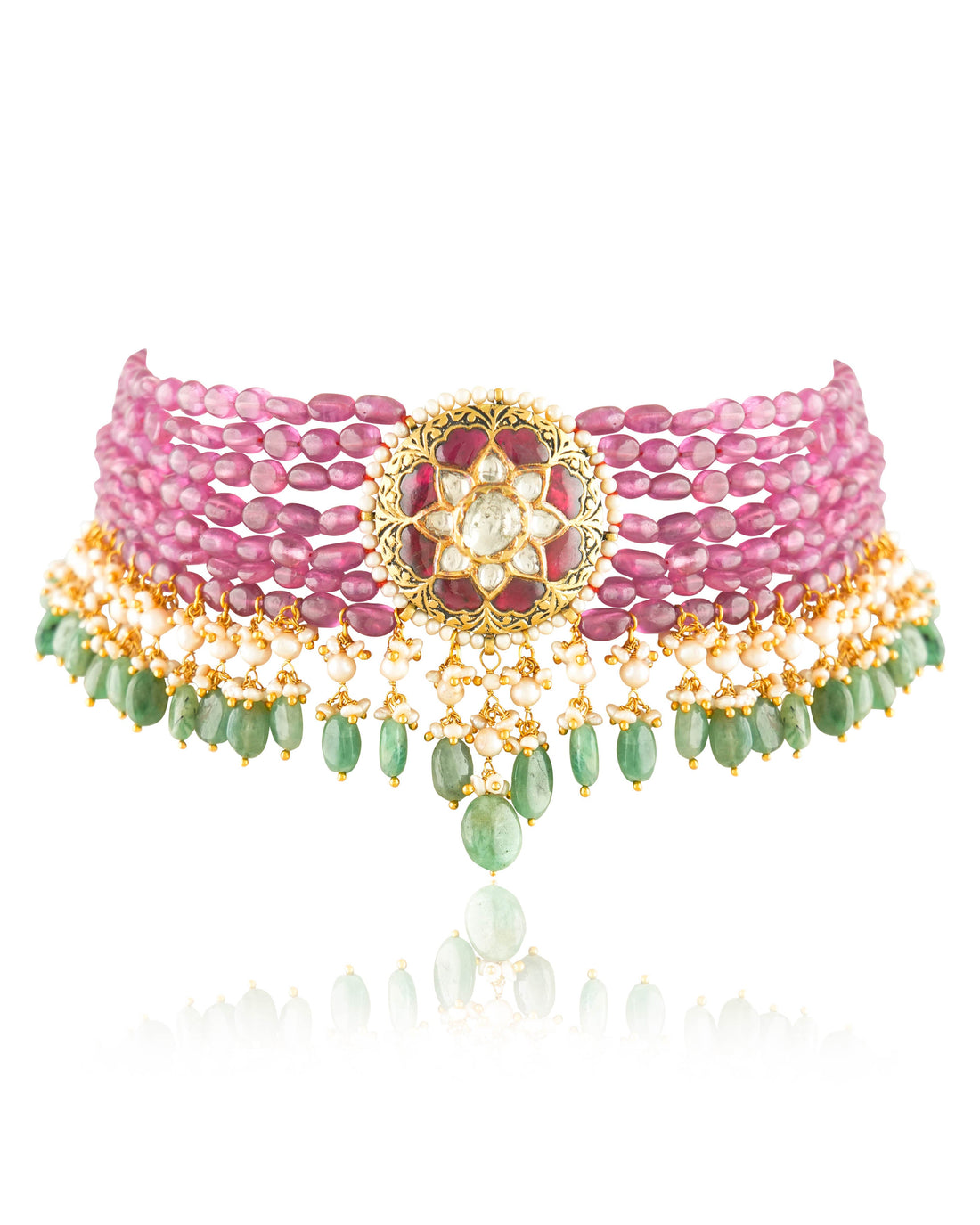 Smriti Polki Bead Choker