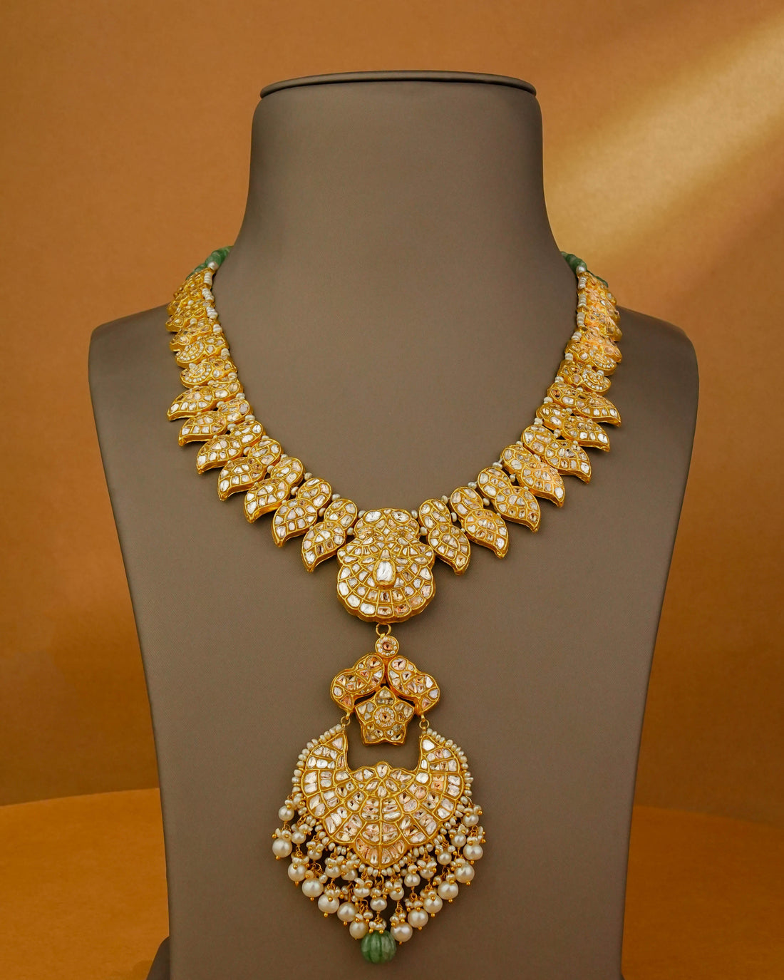 Tanishka Polki Long Necklace - NO ORDERS