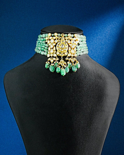 Myra Polki Bead Choker