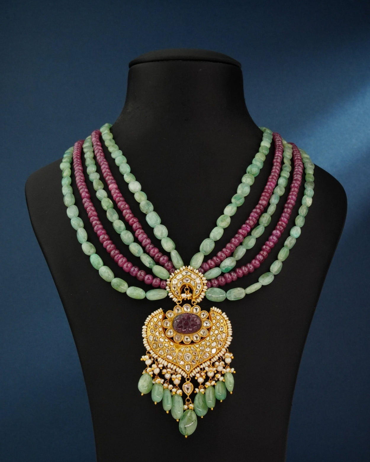 Pavaki Polki Bead Pendant